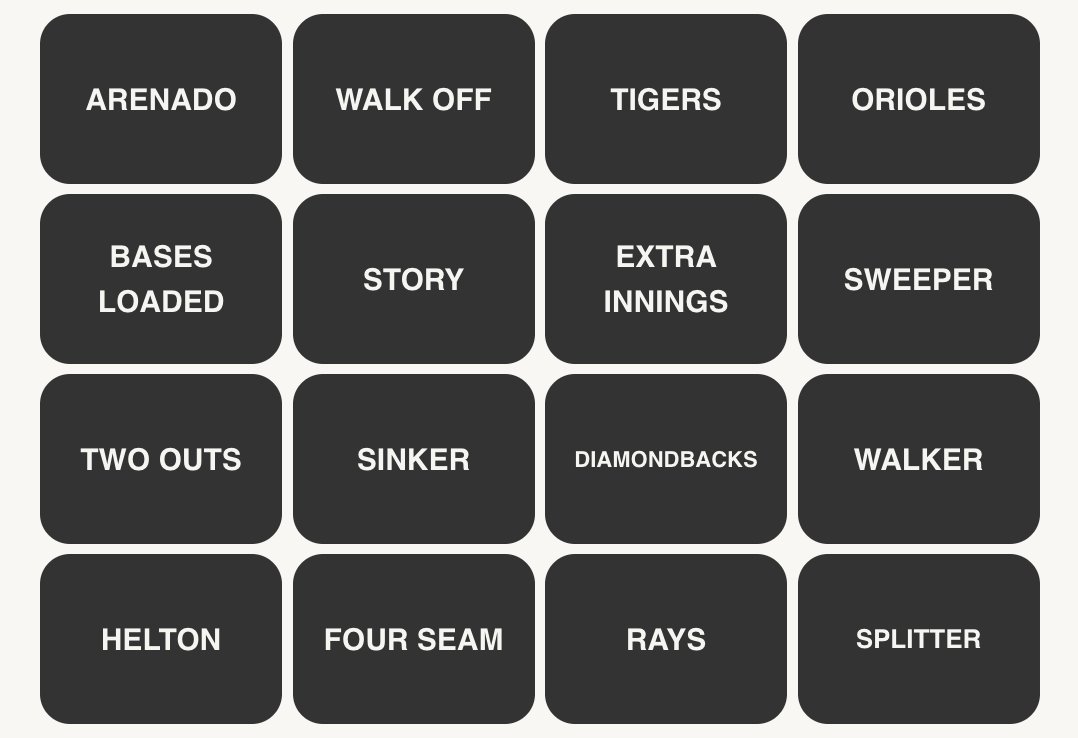 MLB Connections #126