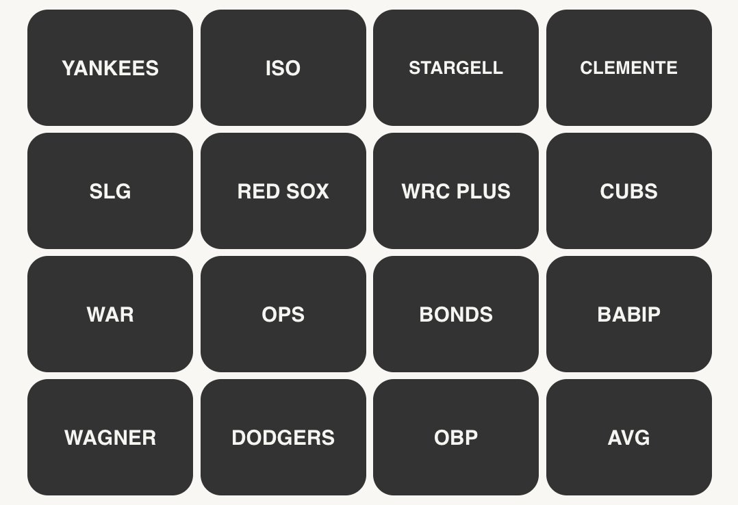 MLB Connections #161