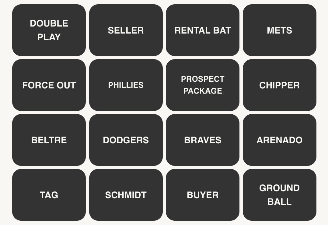 MLB Connections #164