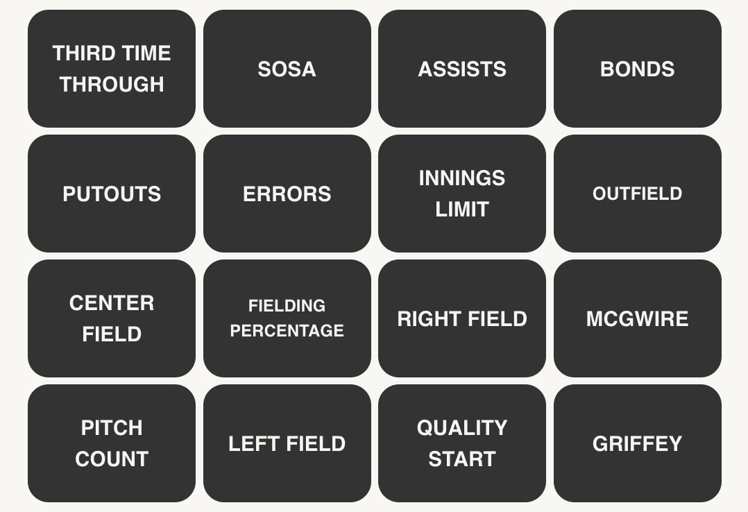 MLB Connections #175