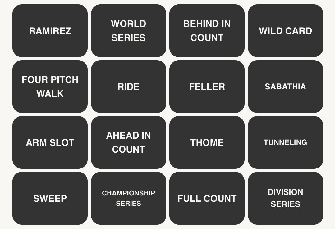 Top 10 MLB Playoffs Sports Connections Games