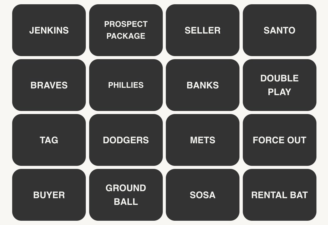 MLB Connections #204