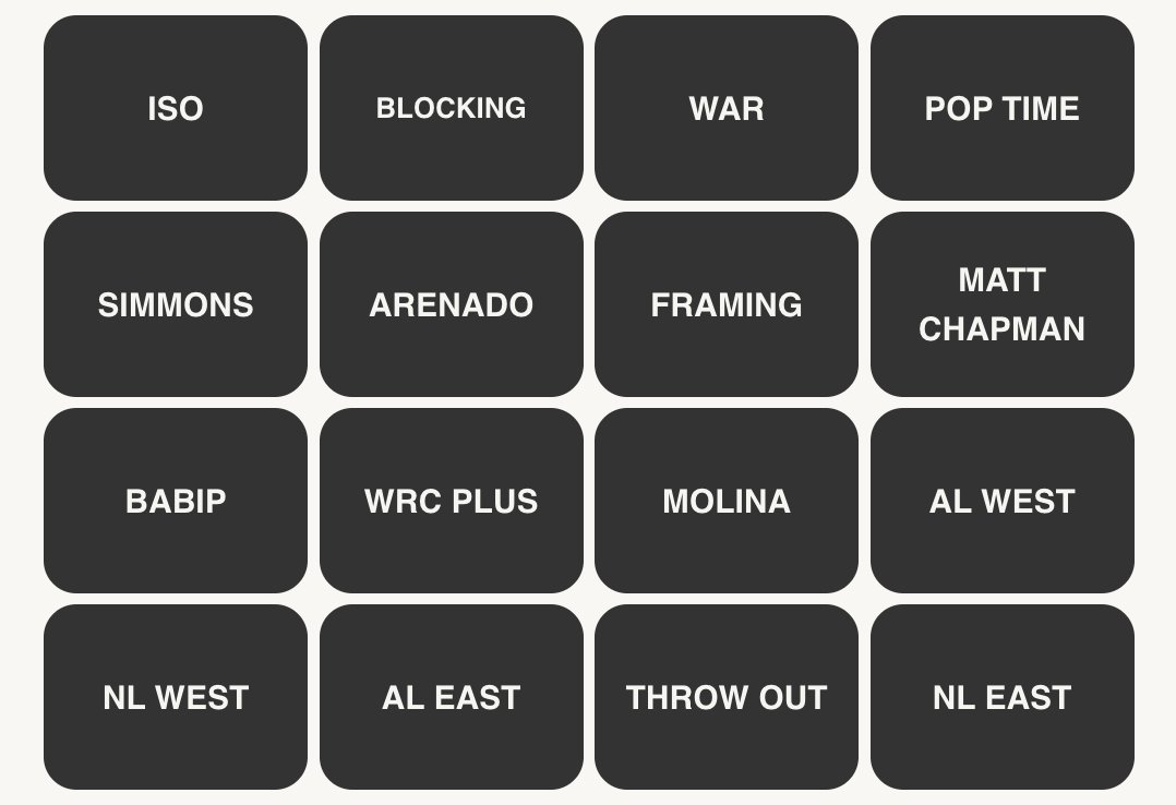 MLB Connections #225