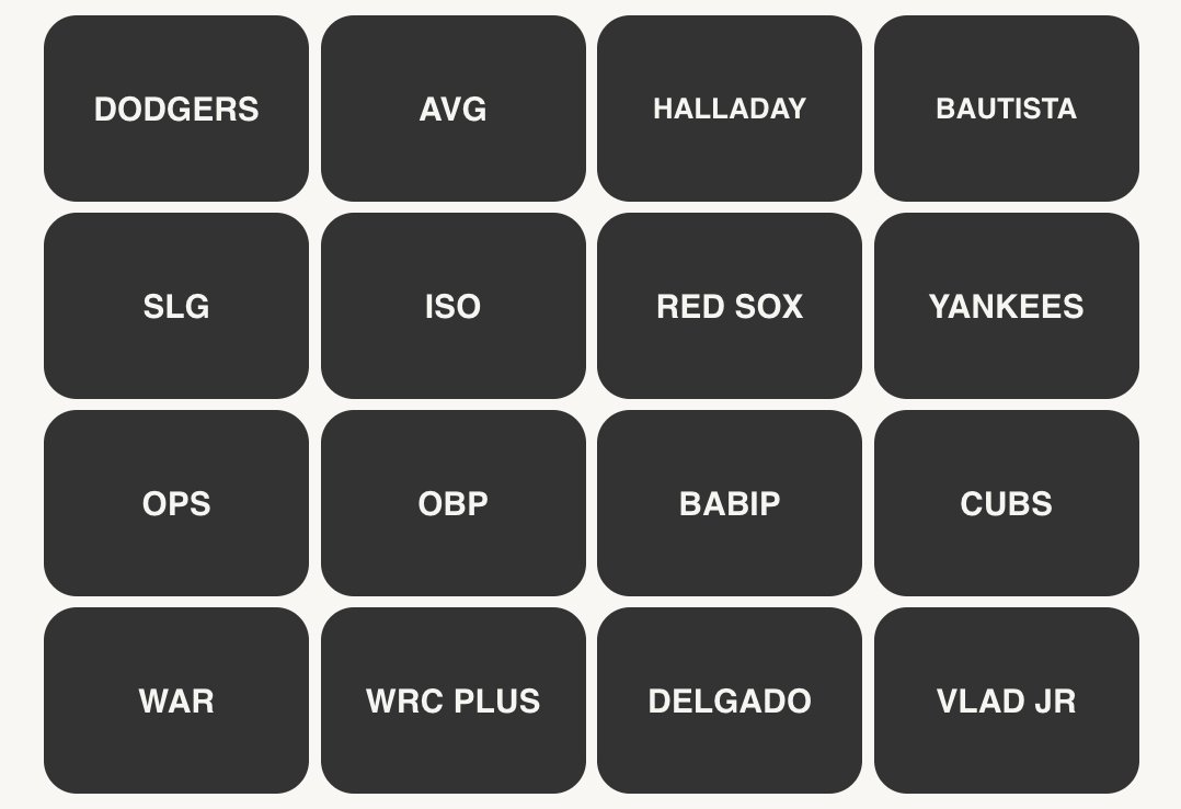 MLB Connections #241