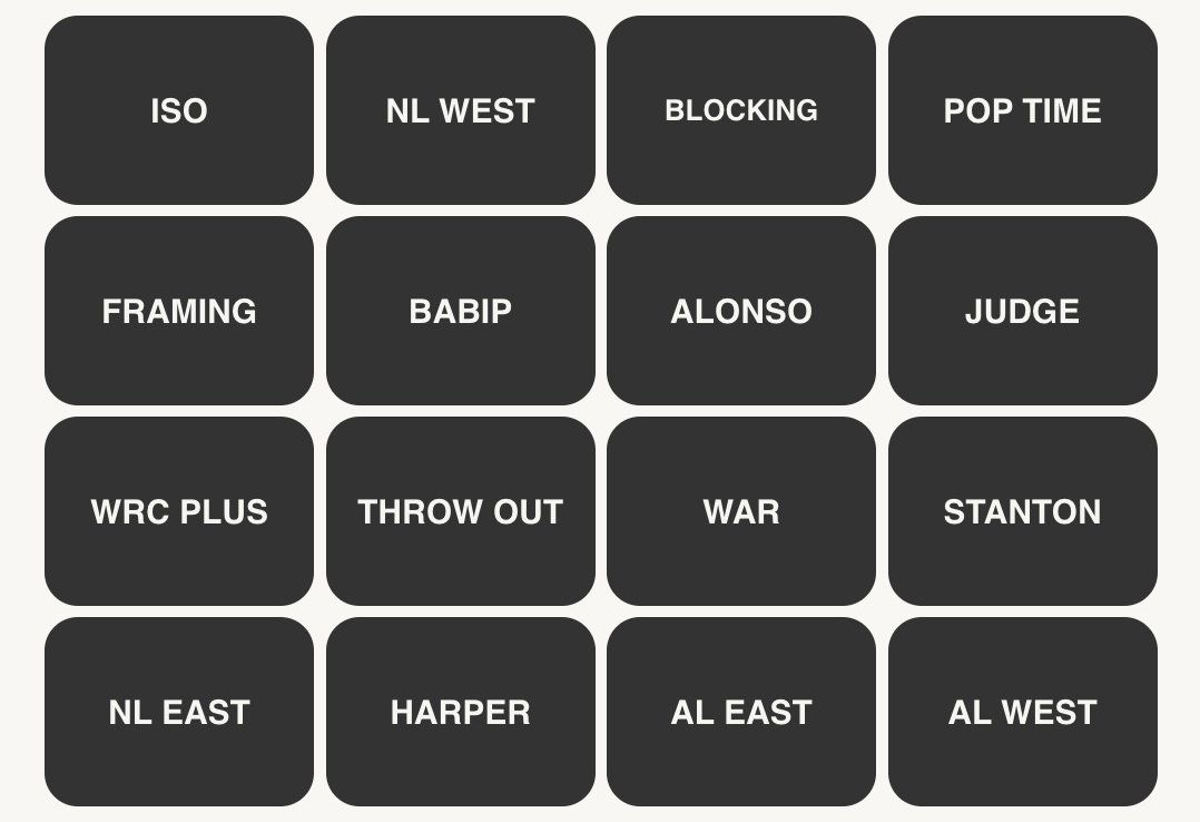 Top 10 MLB Divisions Sports Connections Games
