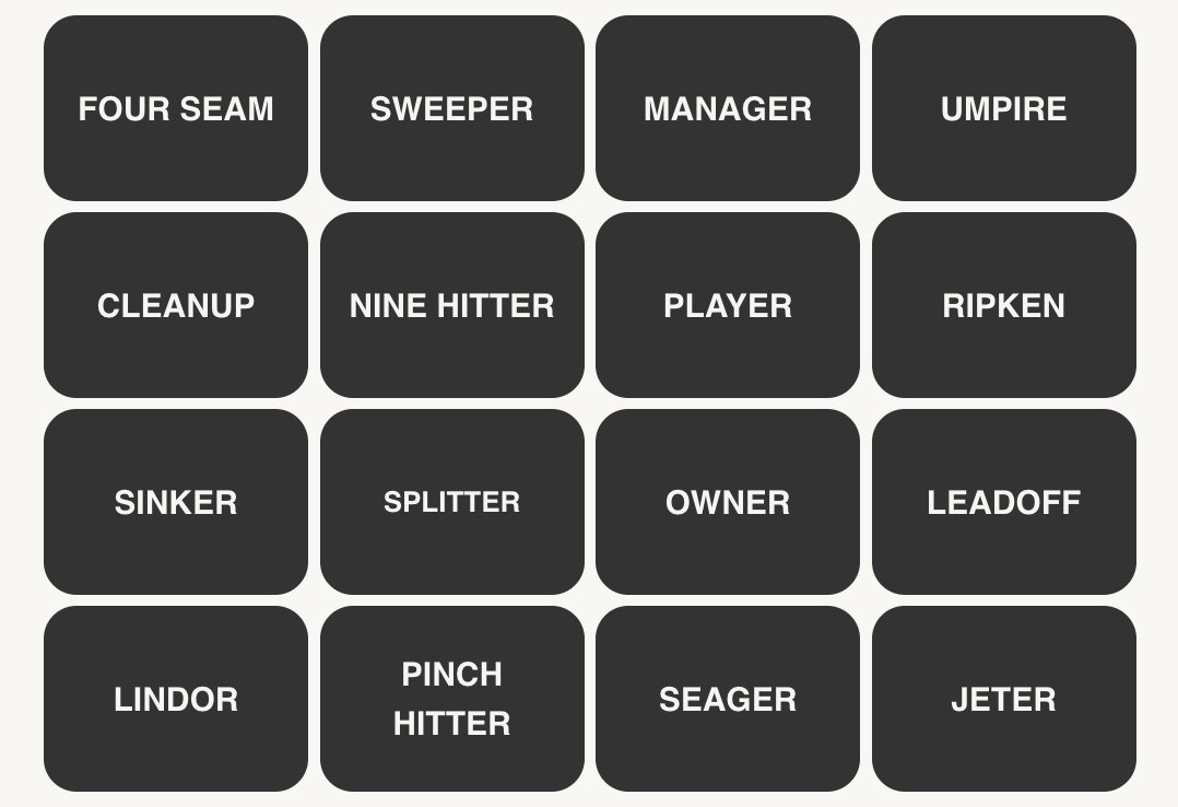 MLB Connections #270