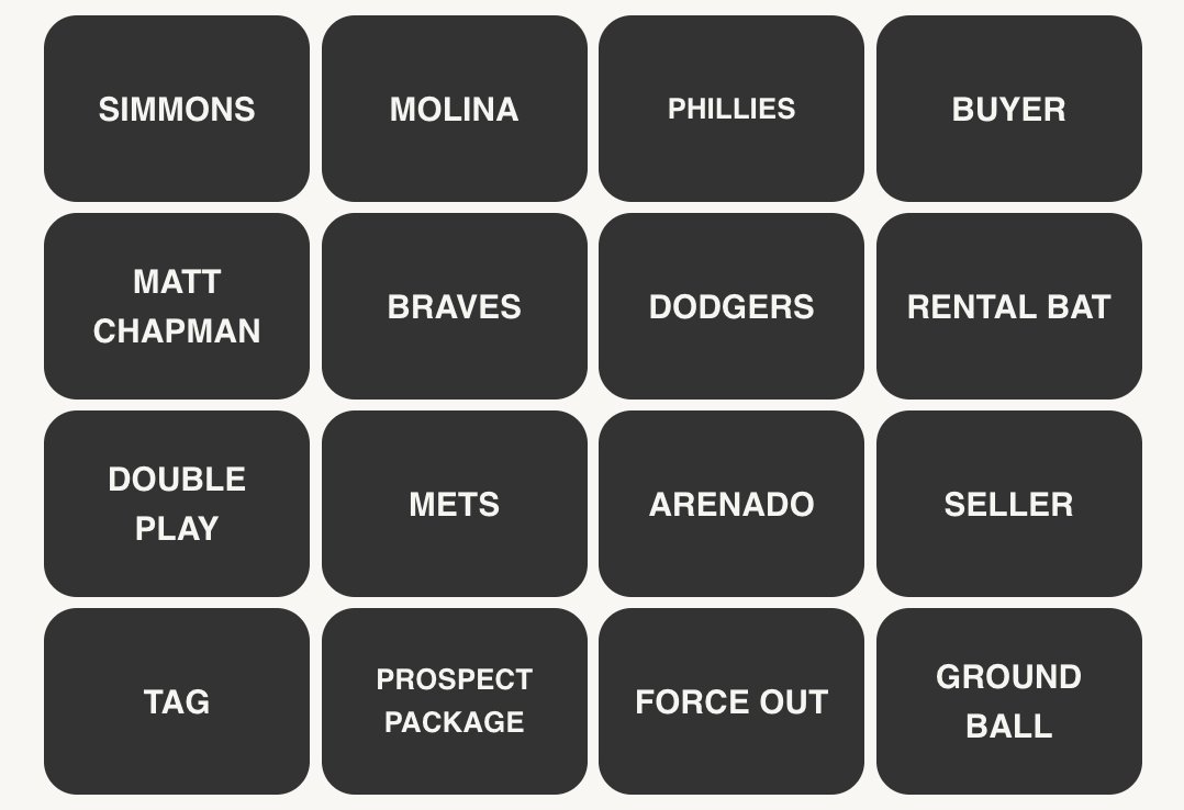 MLB Connections #284