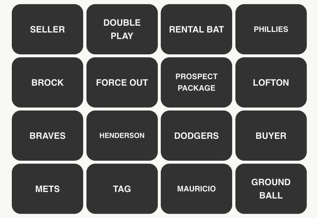 MLB Connections #364