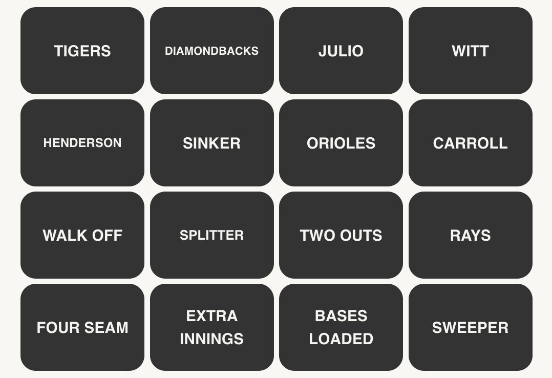 MLB Connections #366