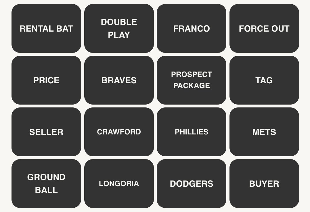 MLB Connections #44