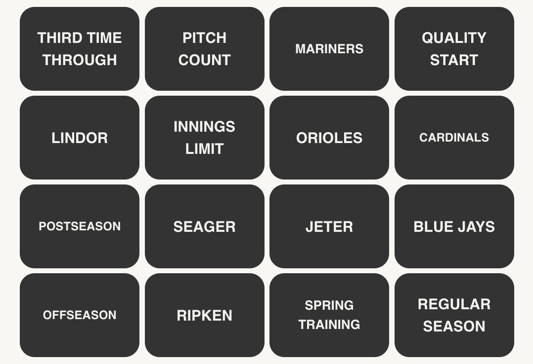 MLB Connections #447