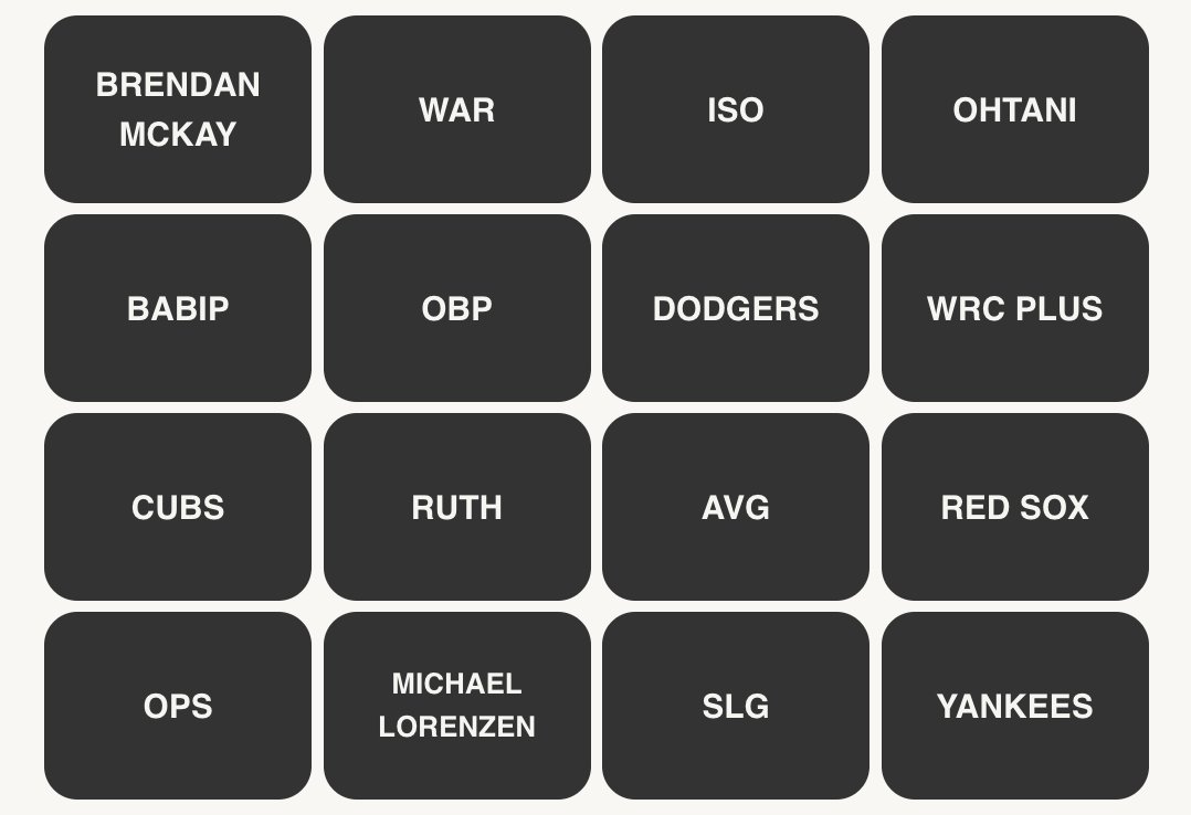 MLB Connections #81