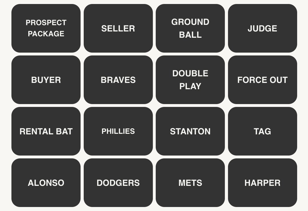 MLB Connections #84