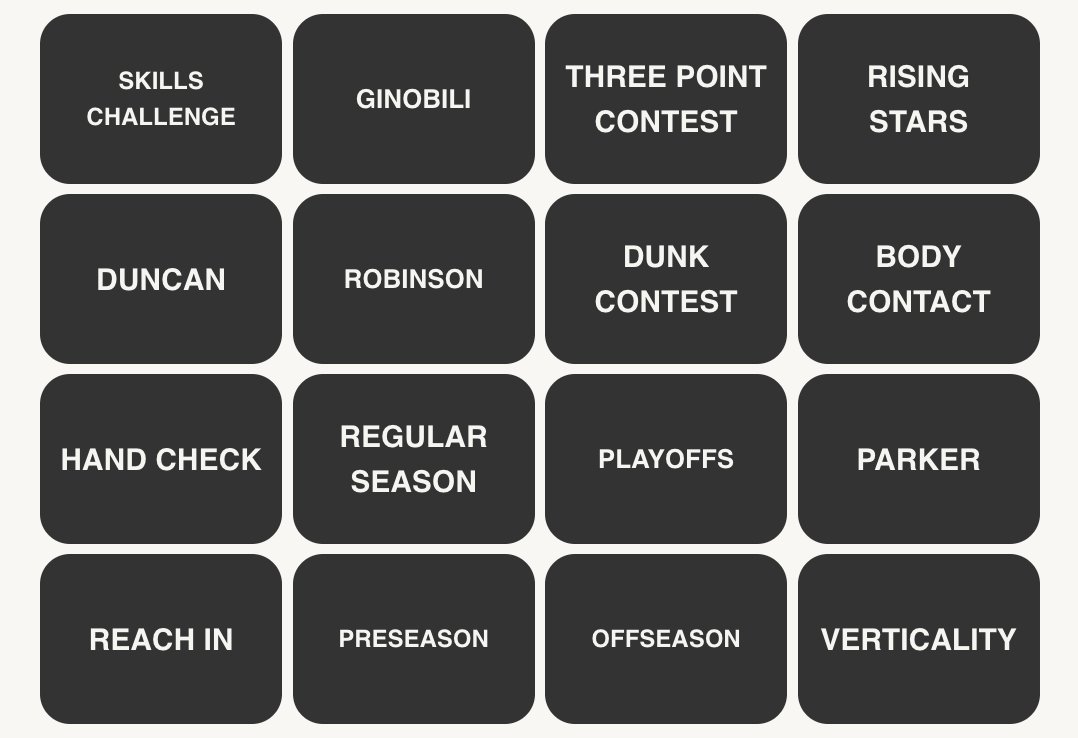 Top 10 NBA All-Star Sports Connections Games