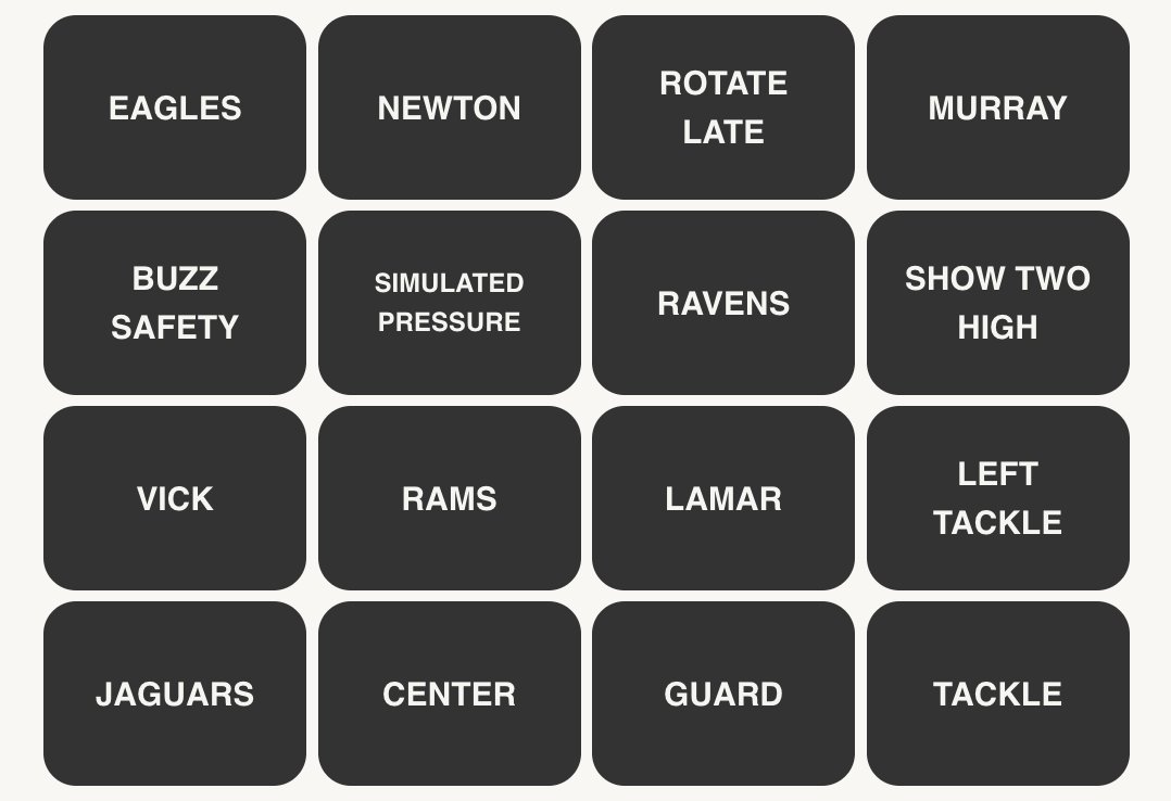 NFL Connections #126