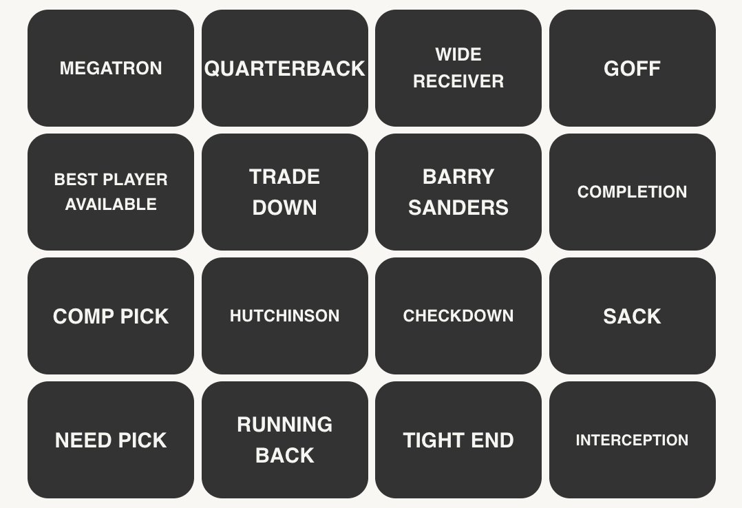 NFL Connections #176