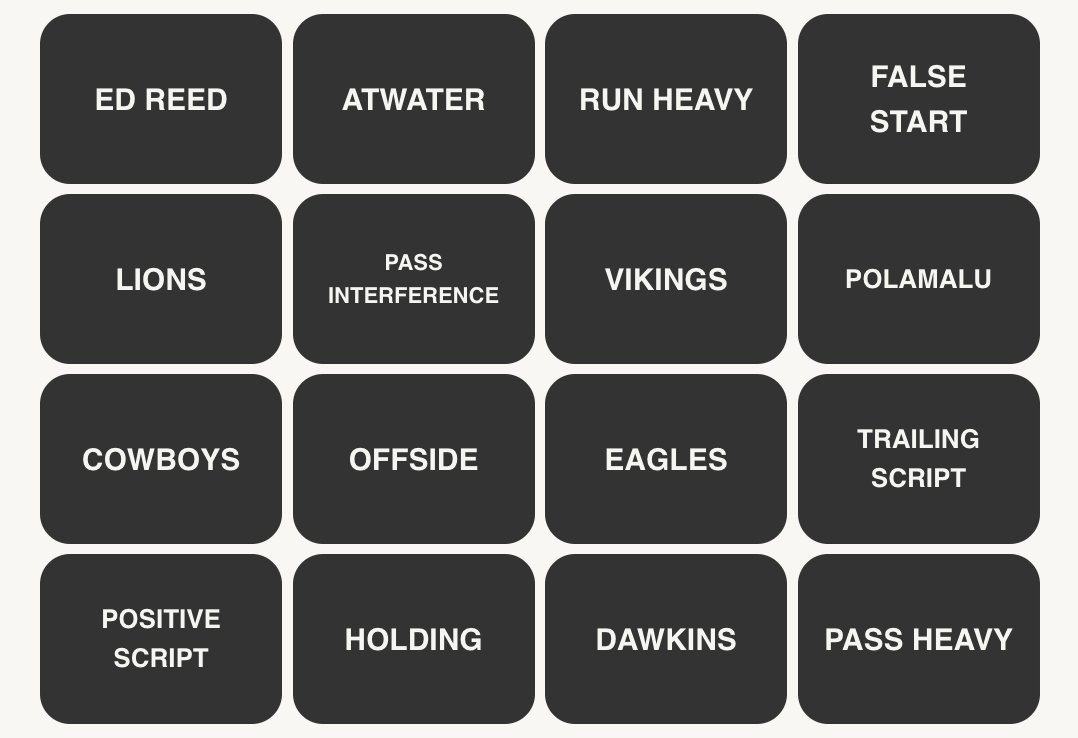 NFL Connections #204