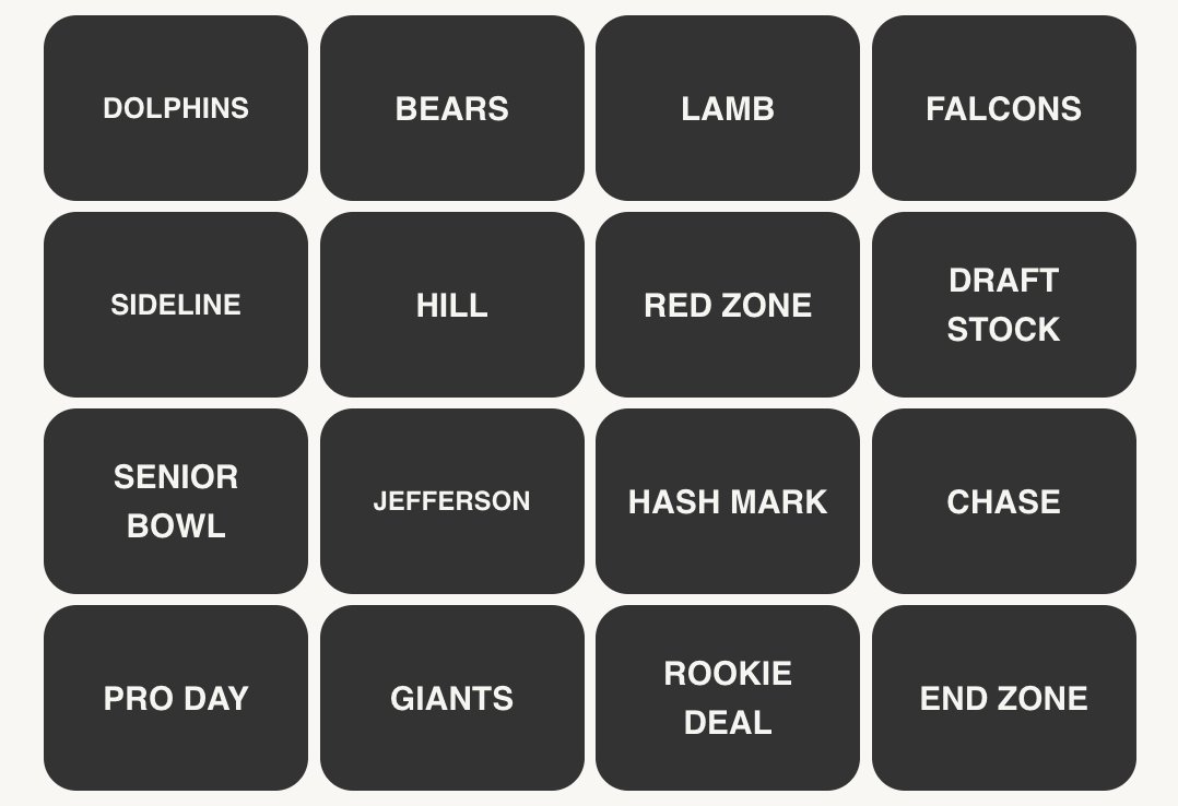 NFL Connections #205