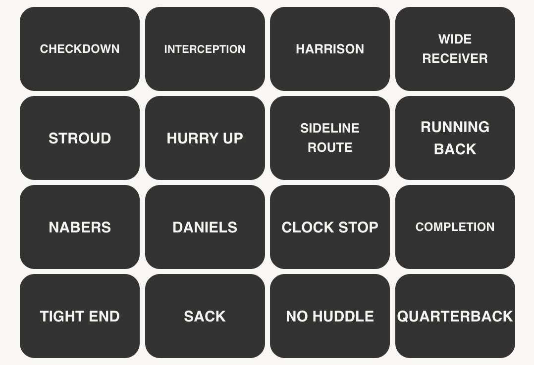 NFL Connections #216