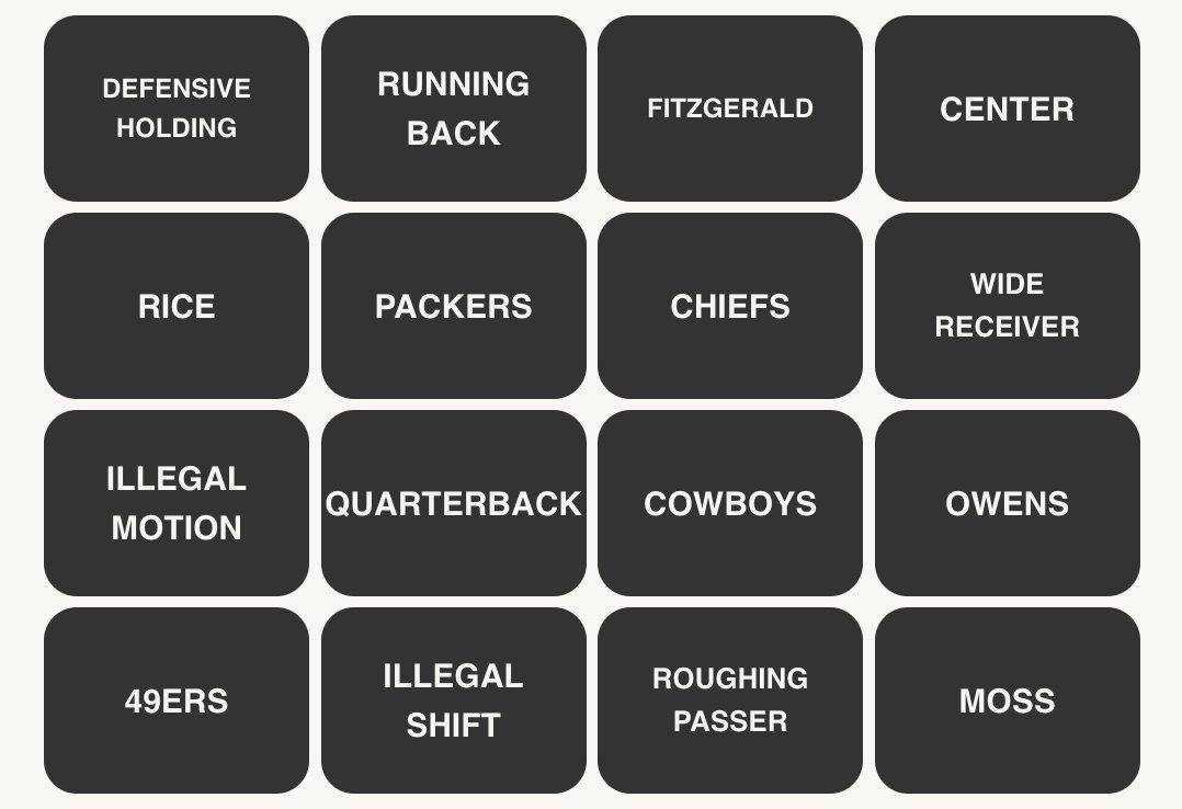 NFL Connections #241