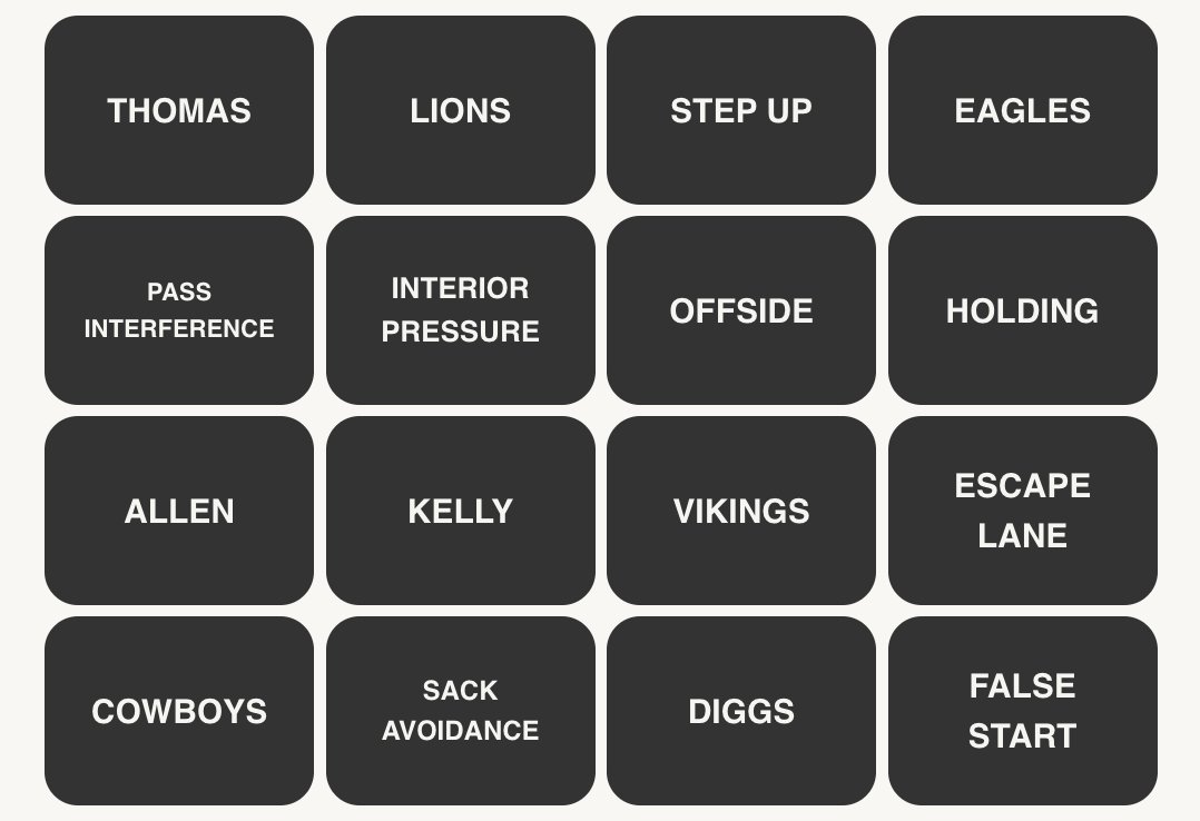 NFL Connections #244