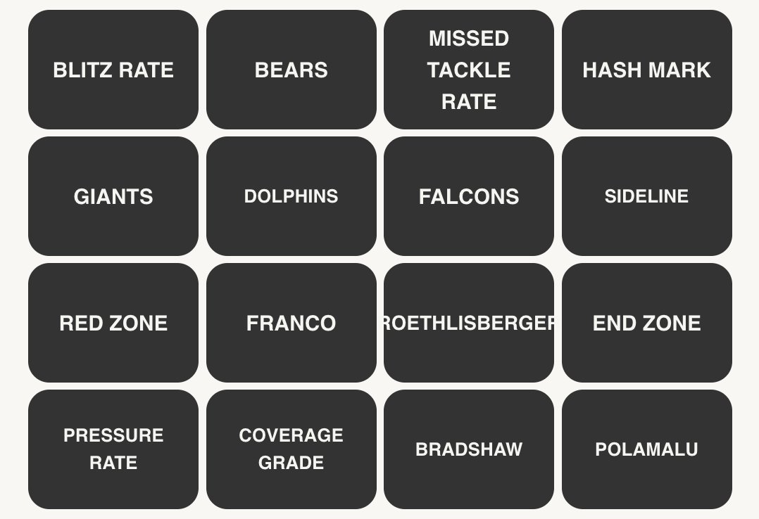 NFL Connections #245