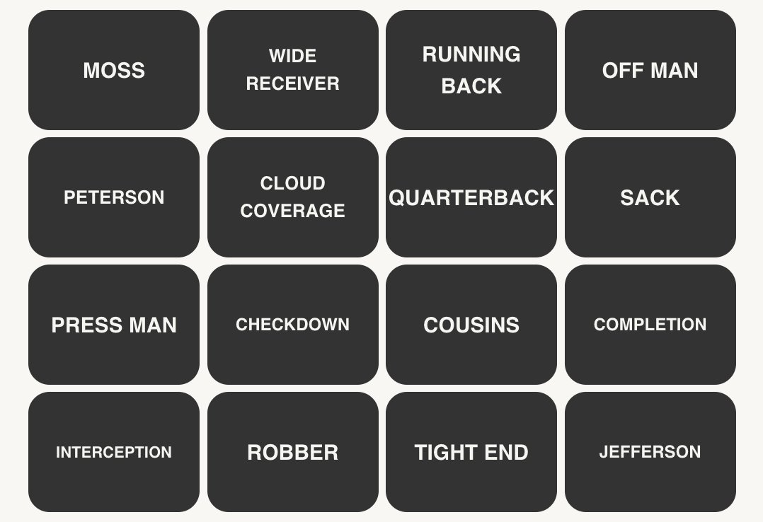 NFL Connections #256