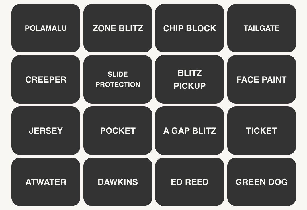 NFL Connections #261