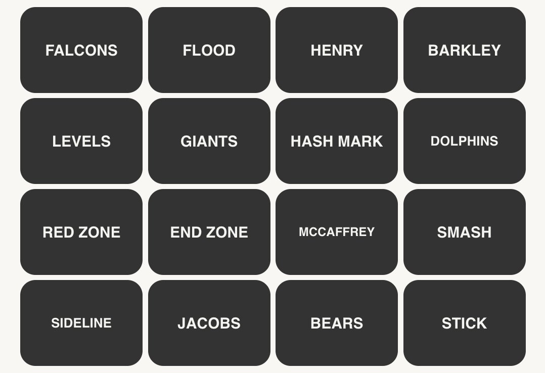 NFL Connections #285