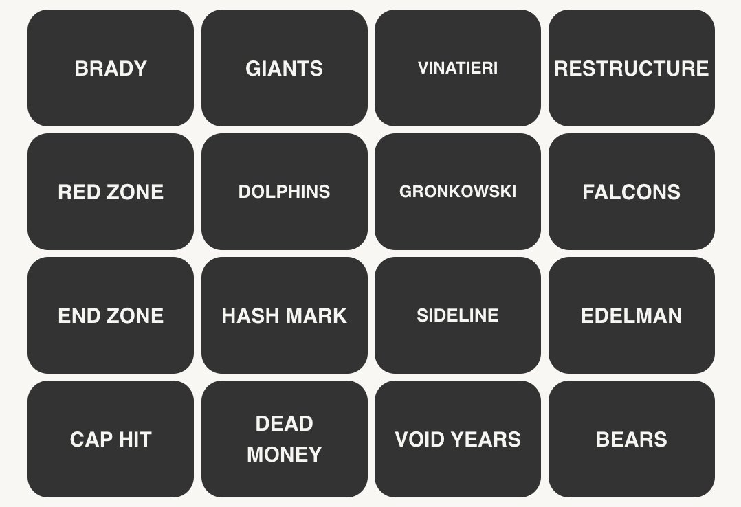 NFL Connections #325
