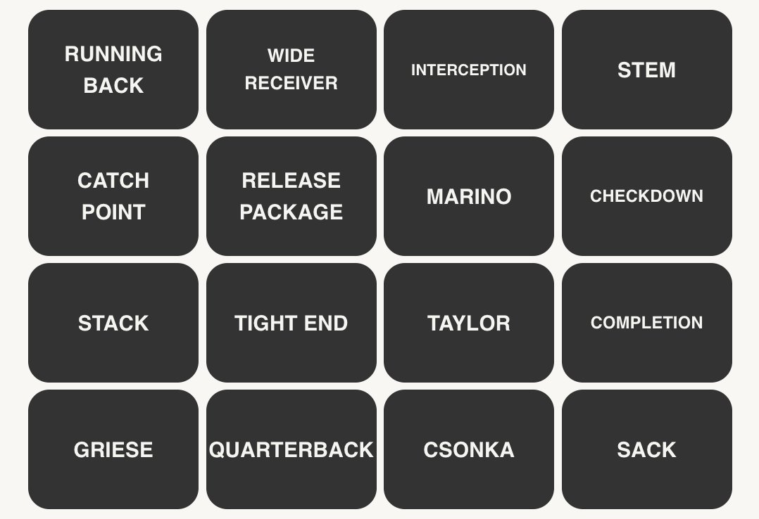 NFL Connections #336