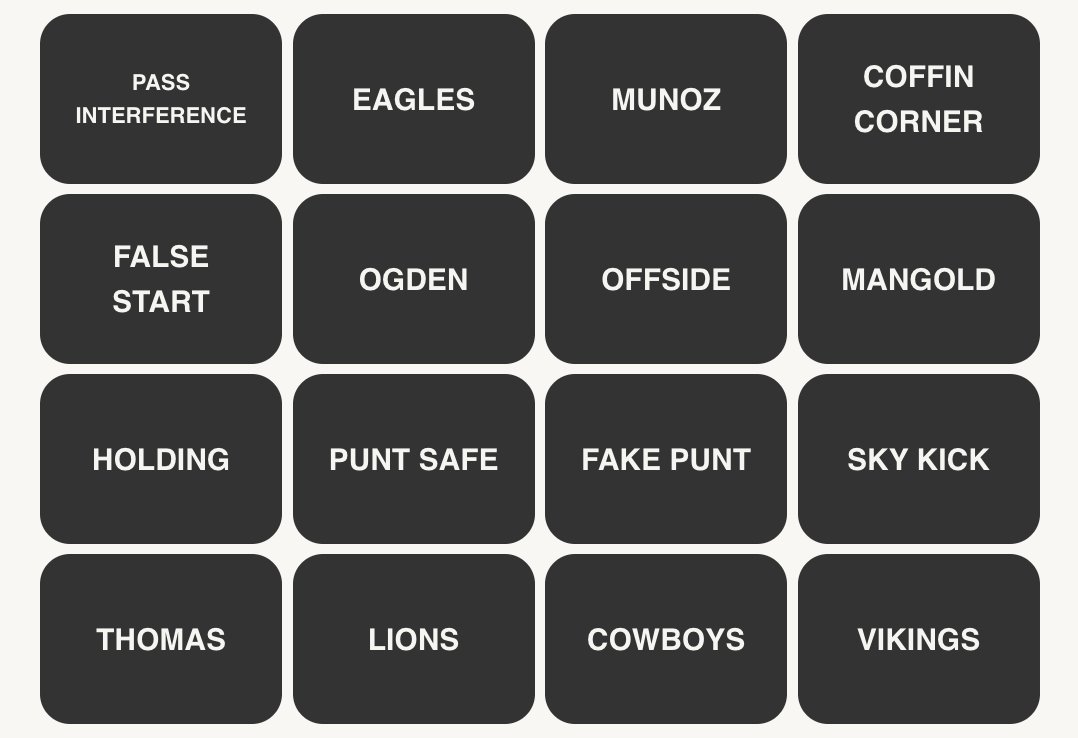 NFL Connections #364