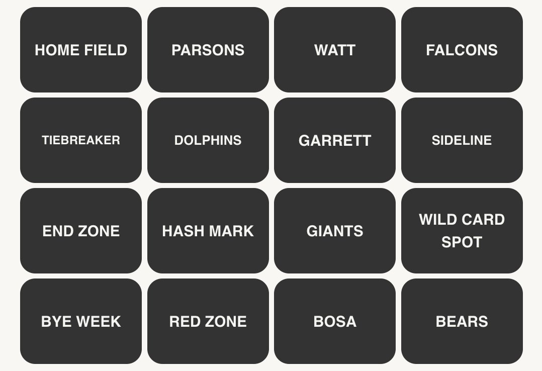 NFL Connections #365