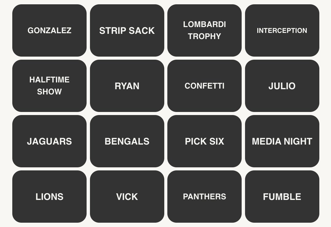 Top 10 NFL Big Cat Teams Sports Connections Games