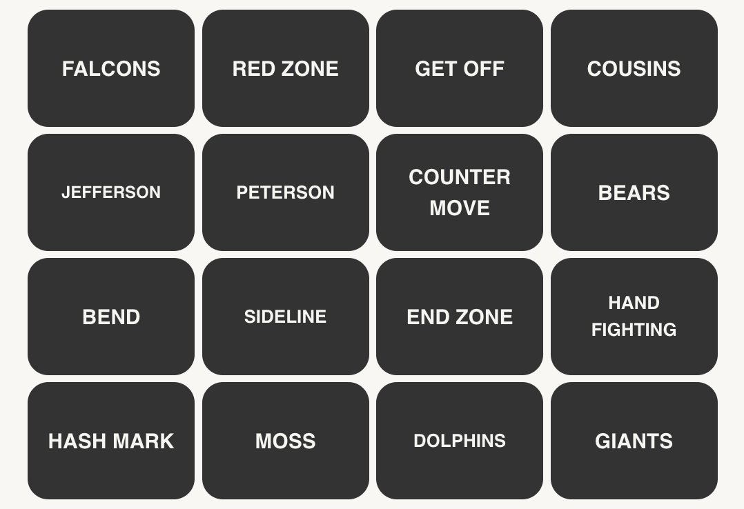 NFL Connections #85