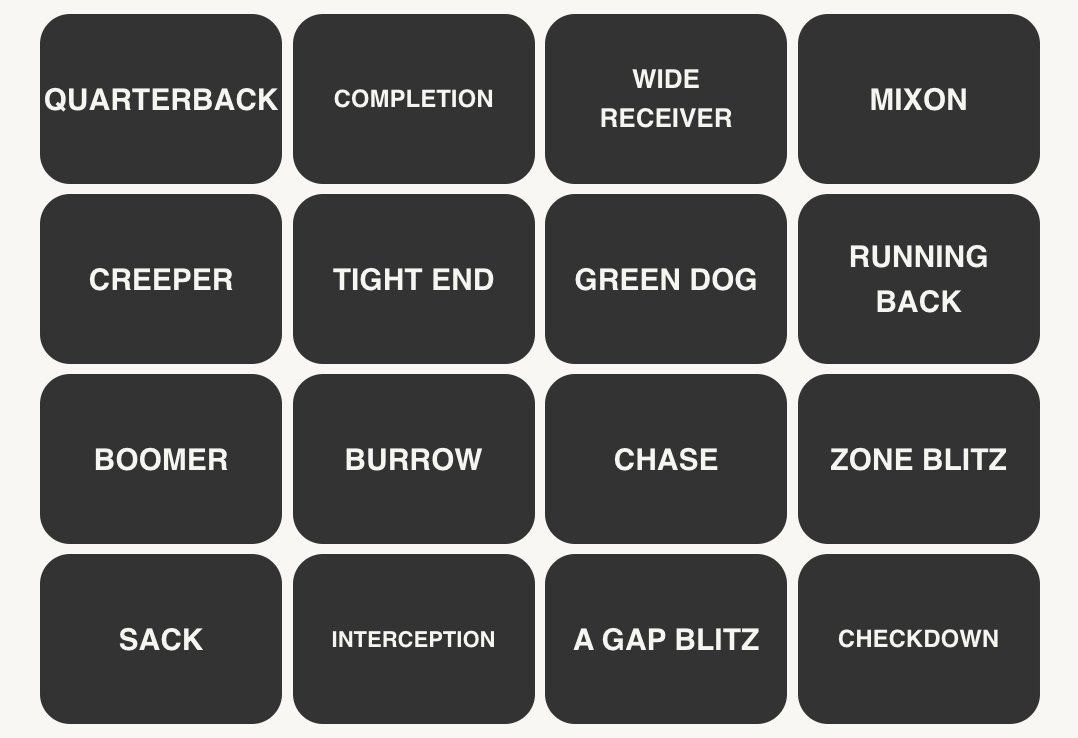 NFL Connections #96
