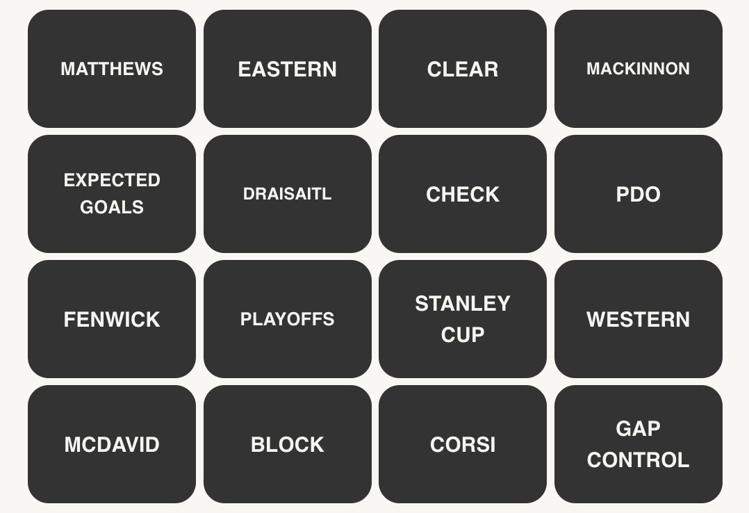 NHL Connections #111