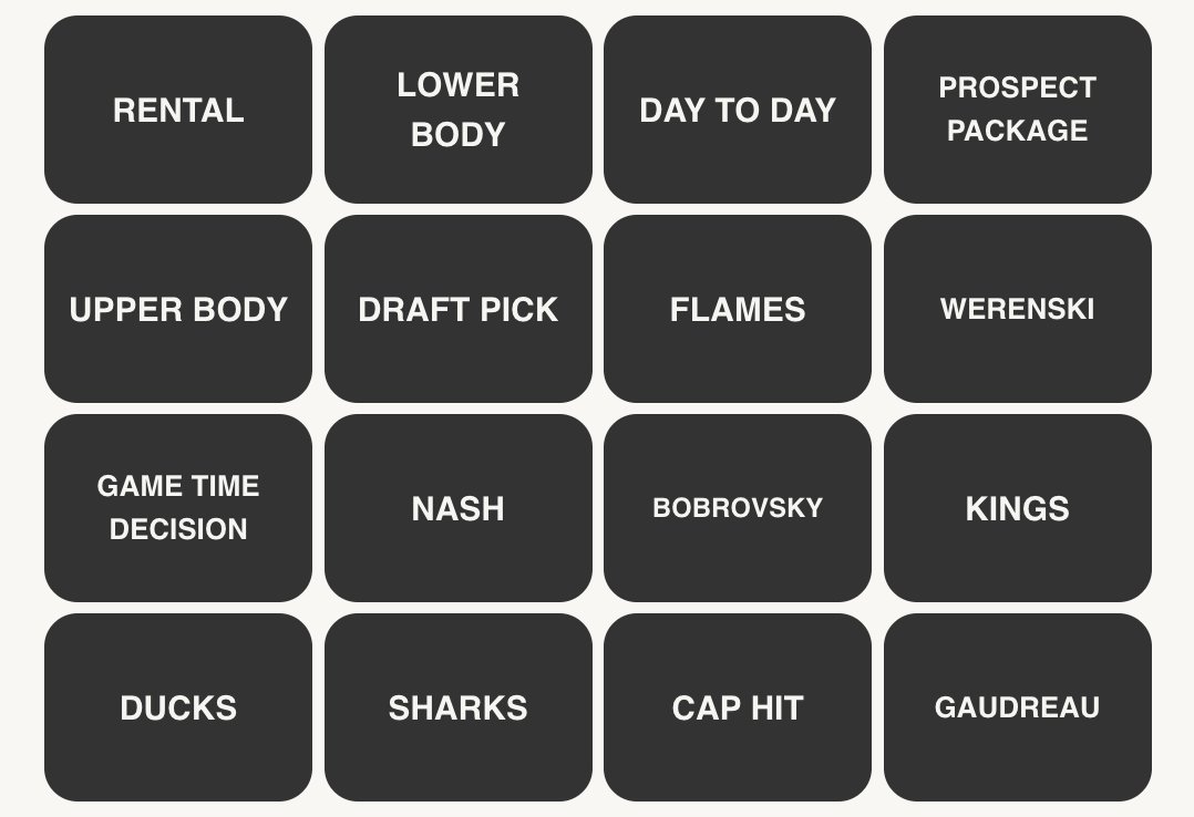 NHL Connections #169