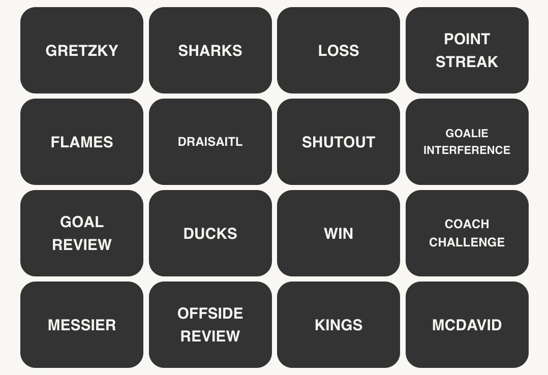 NHL Connections #210