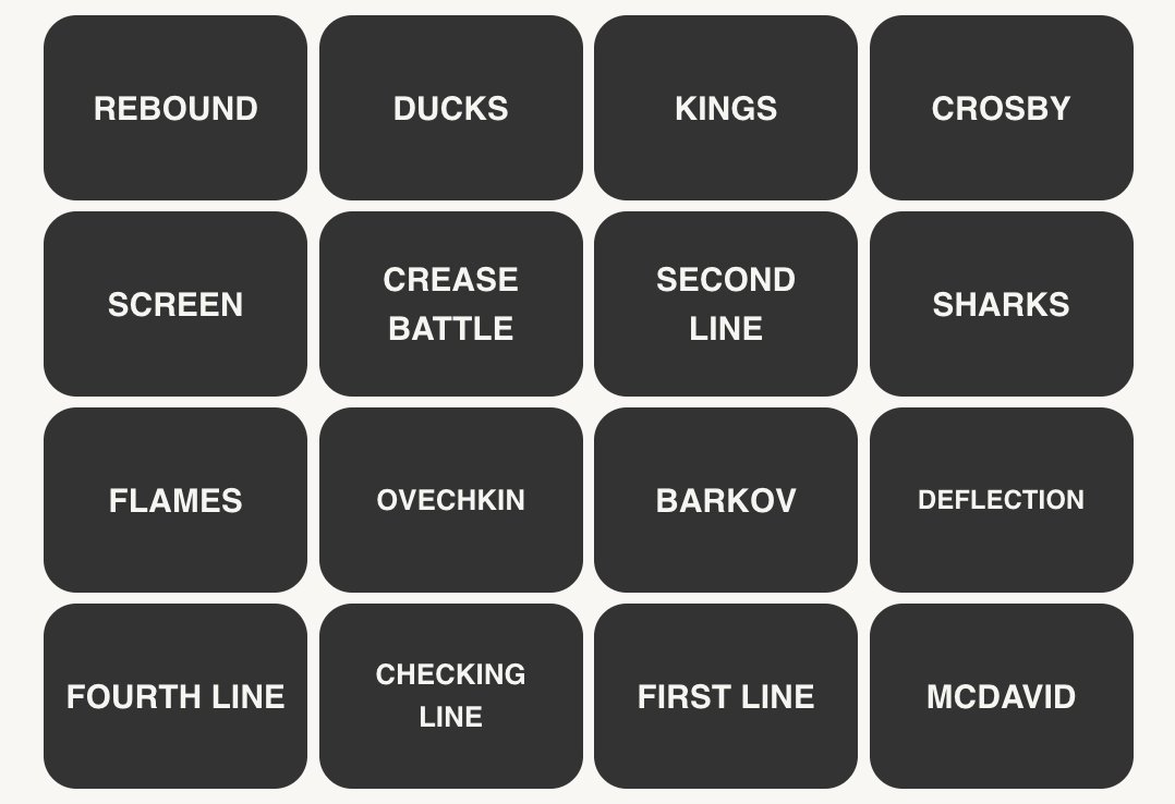 NHL Connections #251