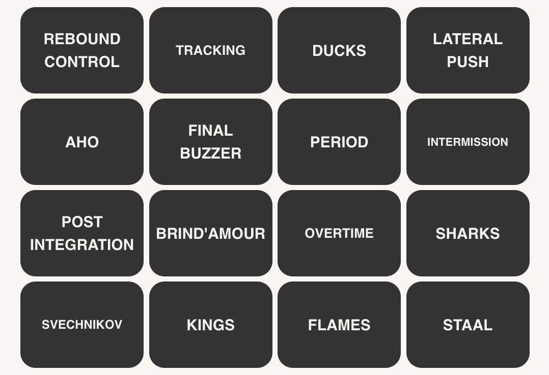 NHL Connections #374