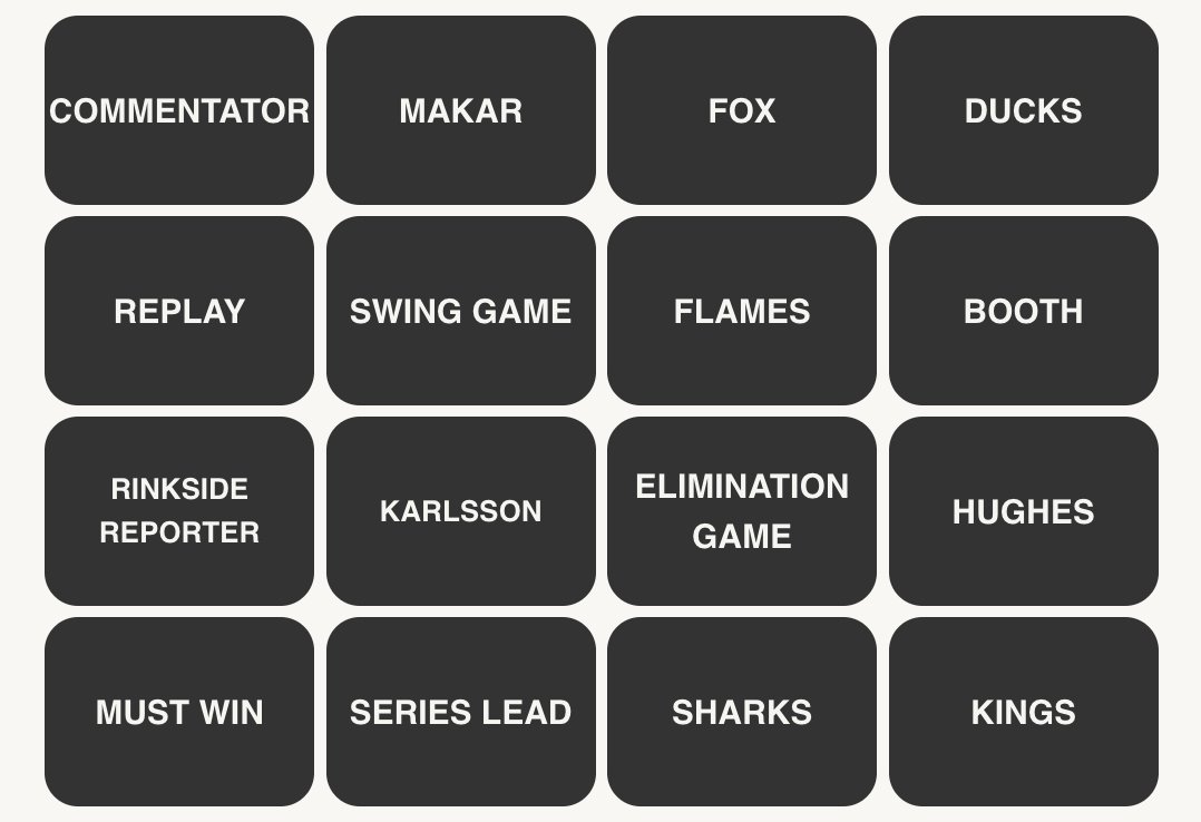 NHL Connections #87