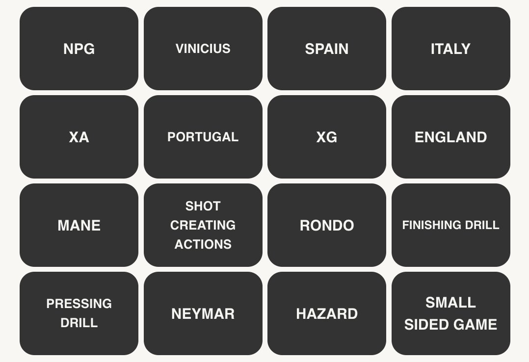 Top 10 European National Teams Sports Connections Games
