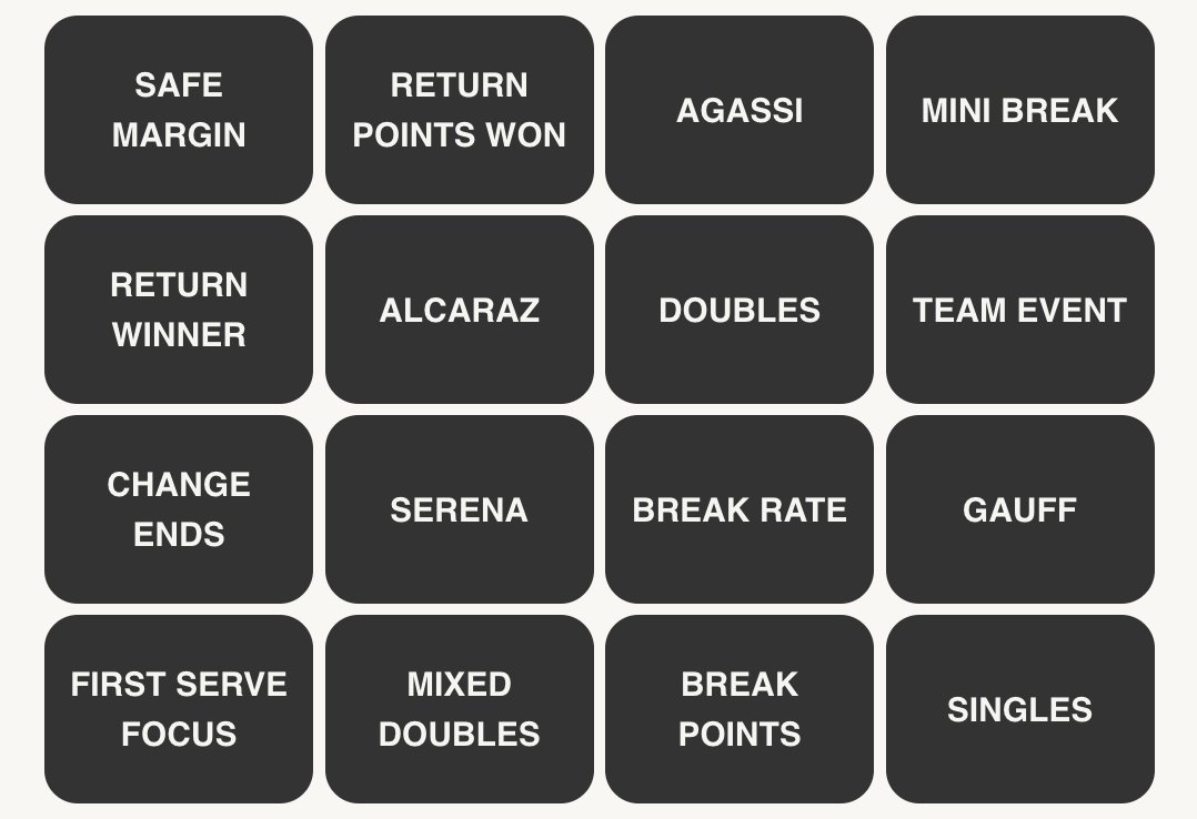 Tennis Connections #18
